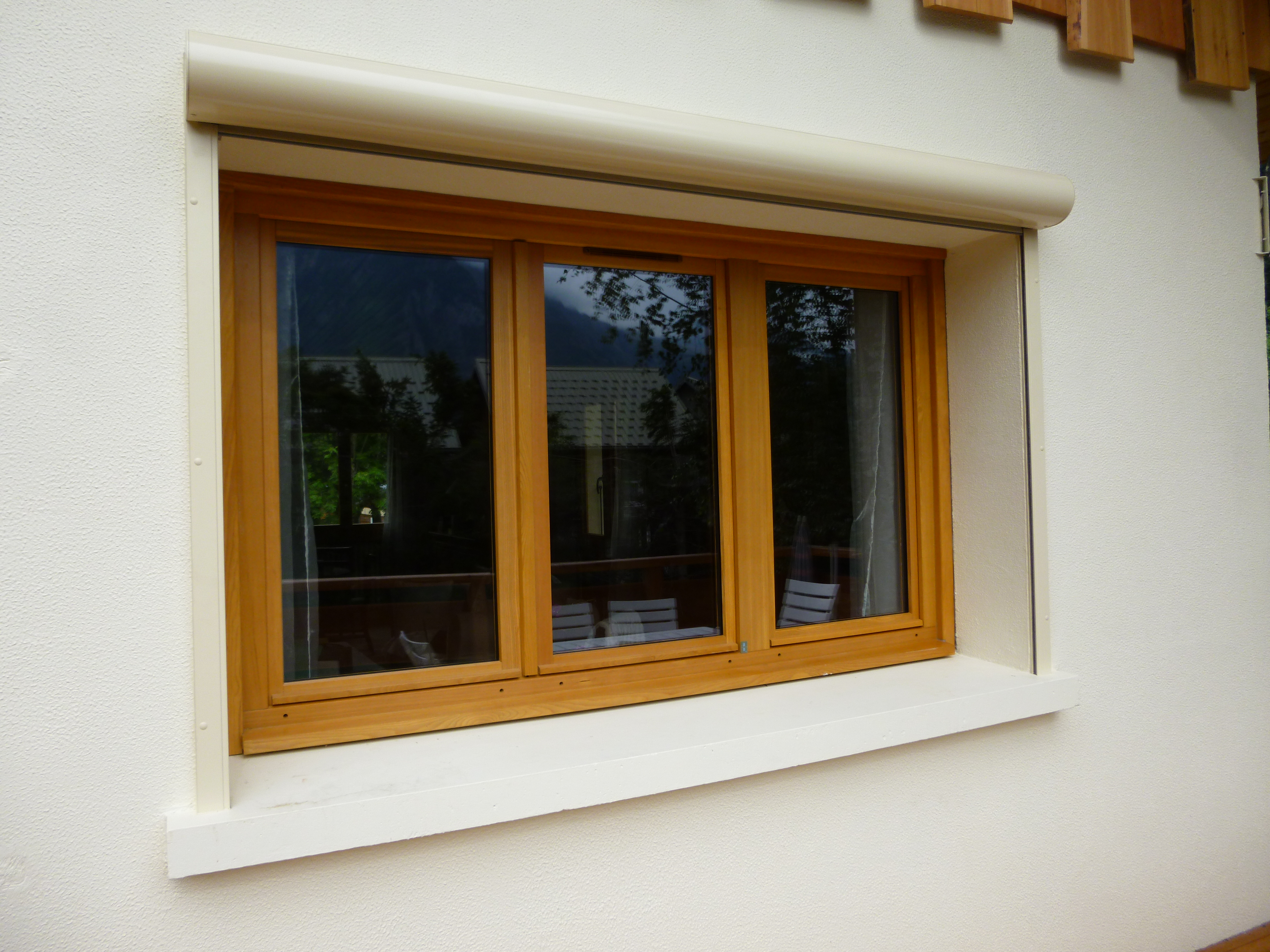 Fenêtres en bois en 3 parties